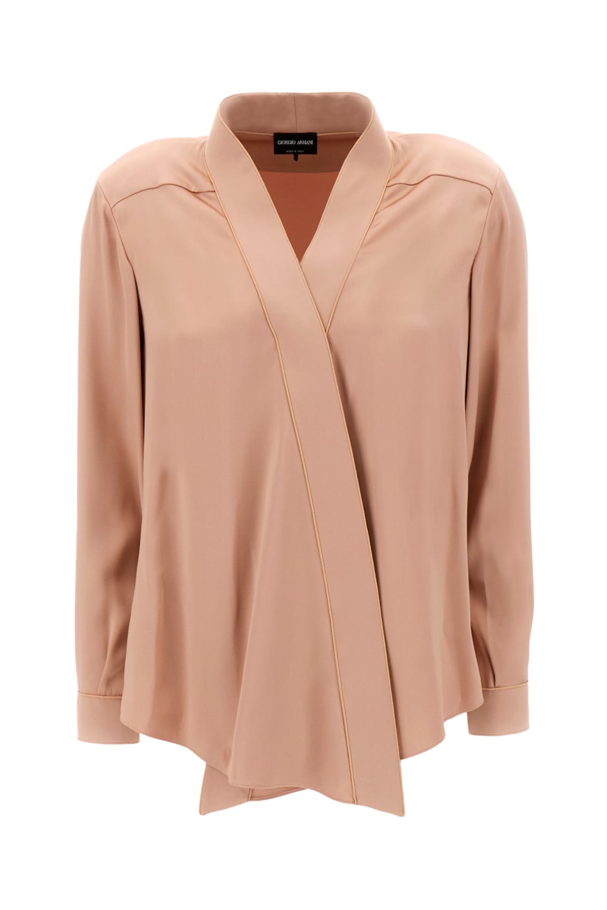 Giorgio Armani Antiqued Pink Silk Blouse