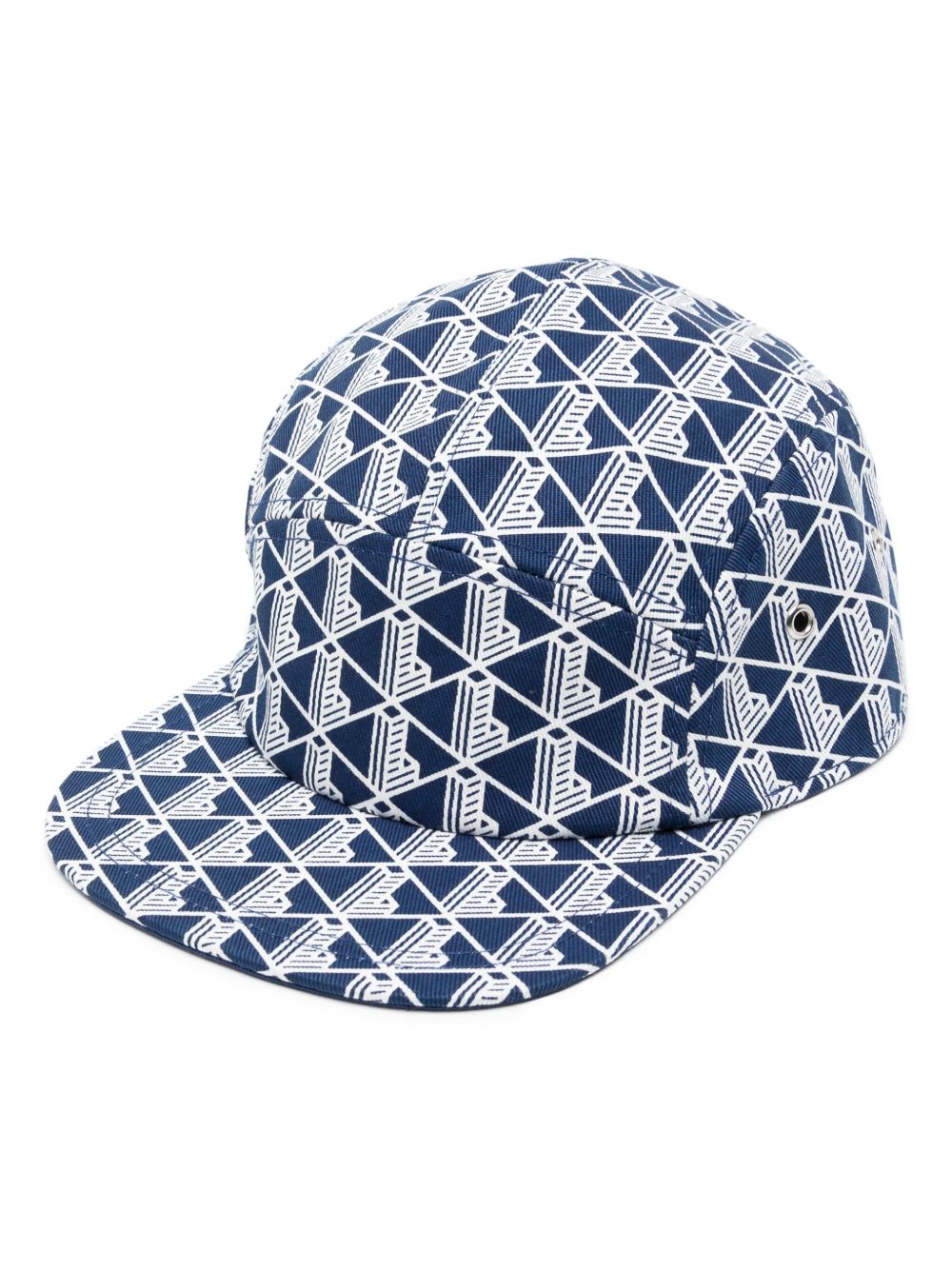 Lacoste 经典logo印花棉棒球帽 - 蓝色