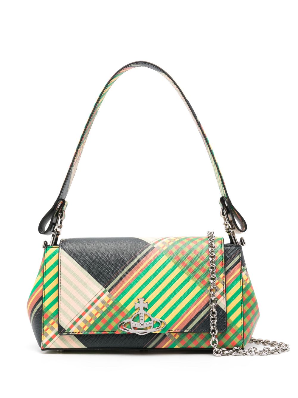 Vivienne Westwood Hazel 中号单肩包 - 绿色