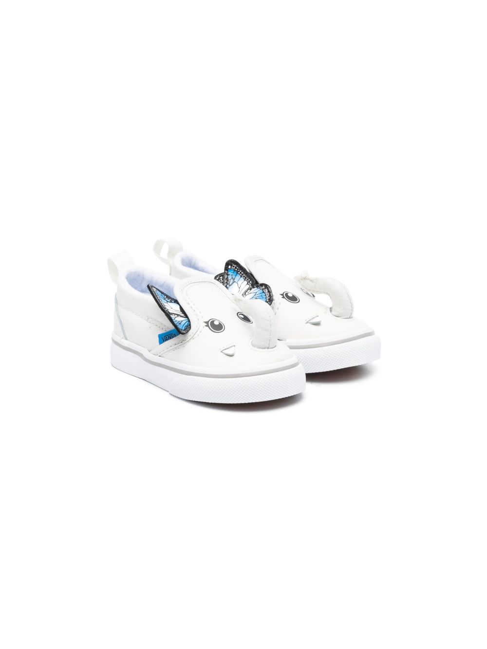 Vans Kids Elephantastic 套穿式皮质运动鞋 - 中性色