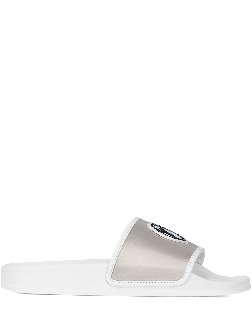 Giuseppe Zanotti Brett 缎面拖鞋 - 白色