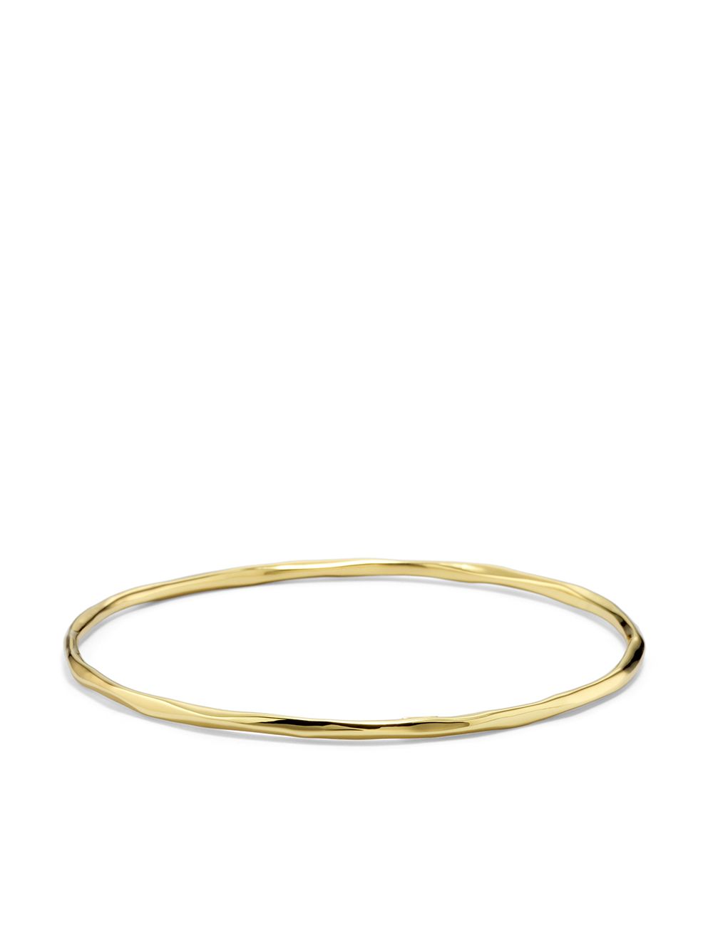 IPPOLITA Classico 18K黄金琢面细手镯 - 金色