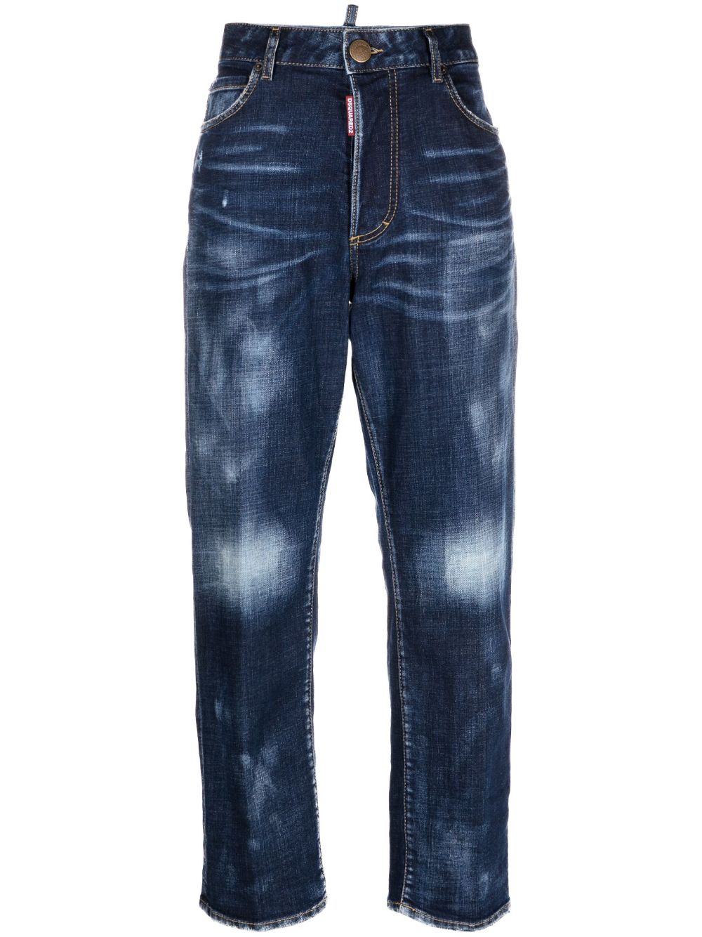 DSQUARED2 直筒牛仔裤 - 蓝色