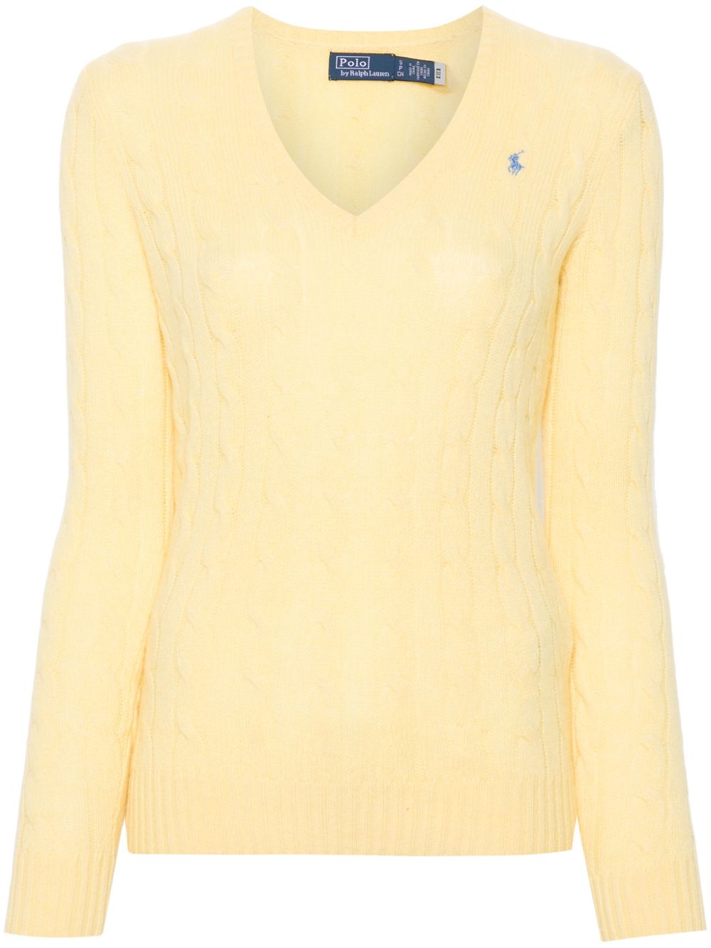 Polo Ralph Lauren Polo Pony 图案毛衣 - 黄色
