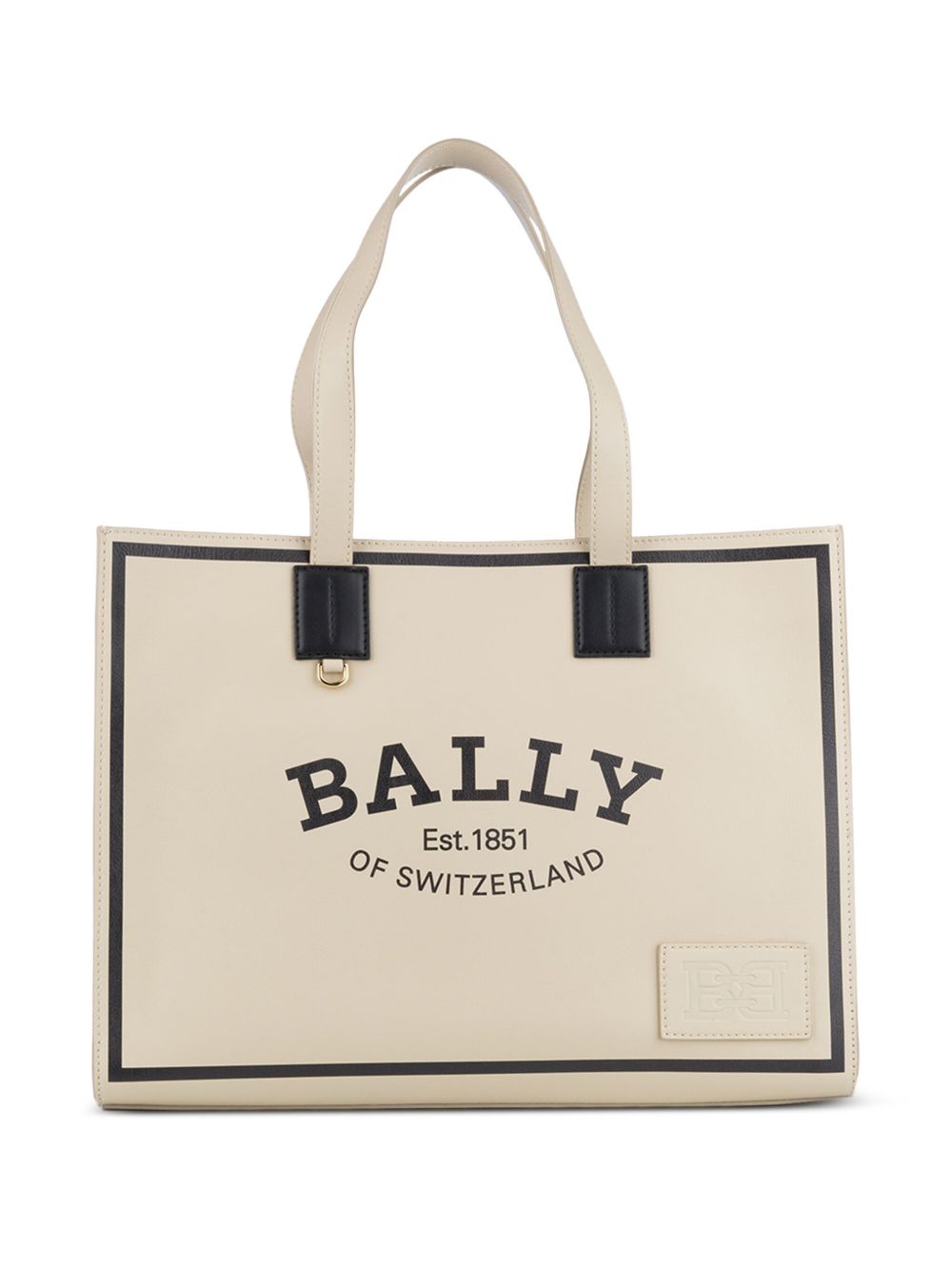 Bally logo印花托特包 - 中性色