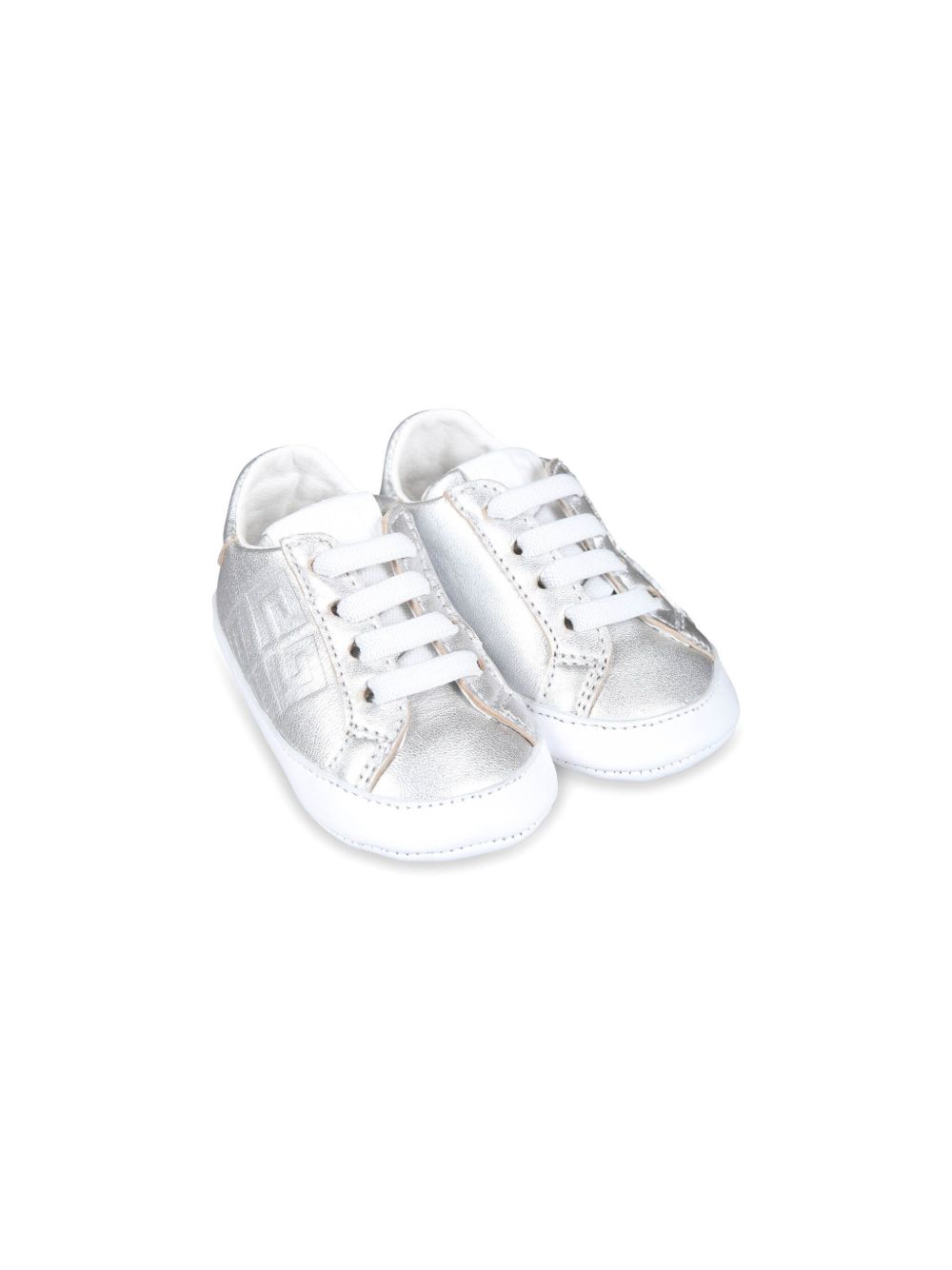Givenchy Kids 4G 运动鞋 - 银色