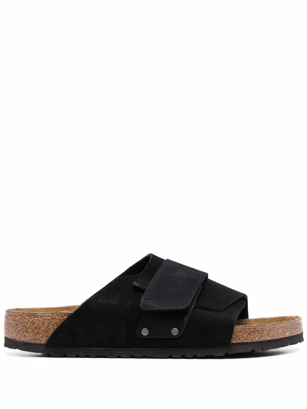 Birkenstock Kyoto 魔术贴凉鞋 - 黑色