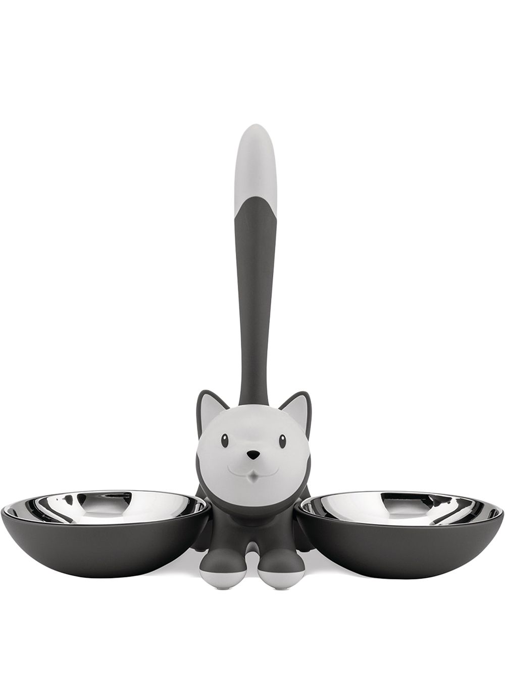 Alessi Tigrito 宠物猫餐碗 - 灰色