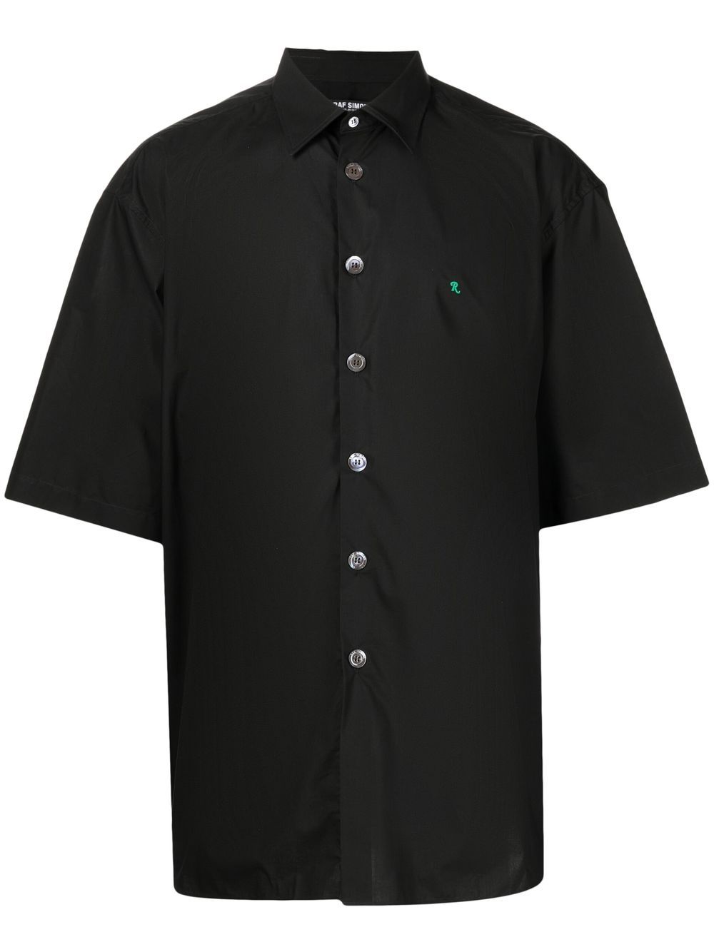 Raf Simons 短袖衬衫 - 黑色