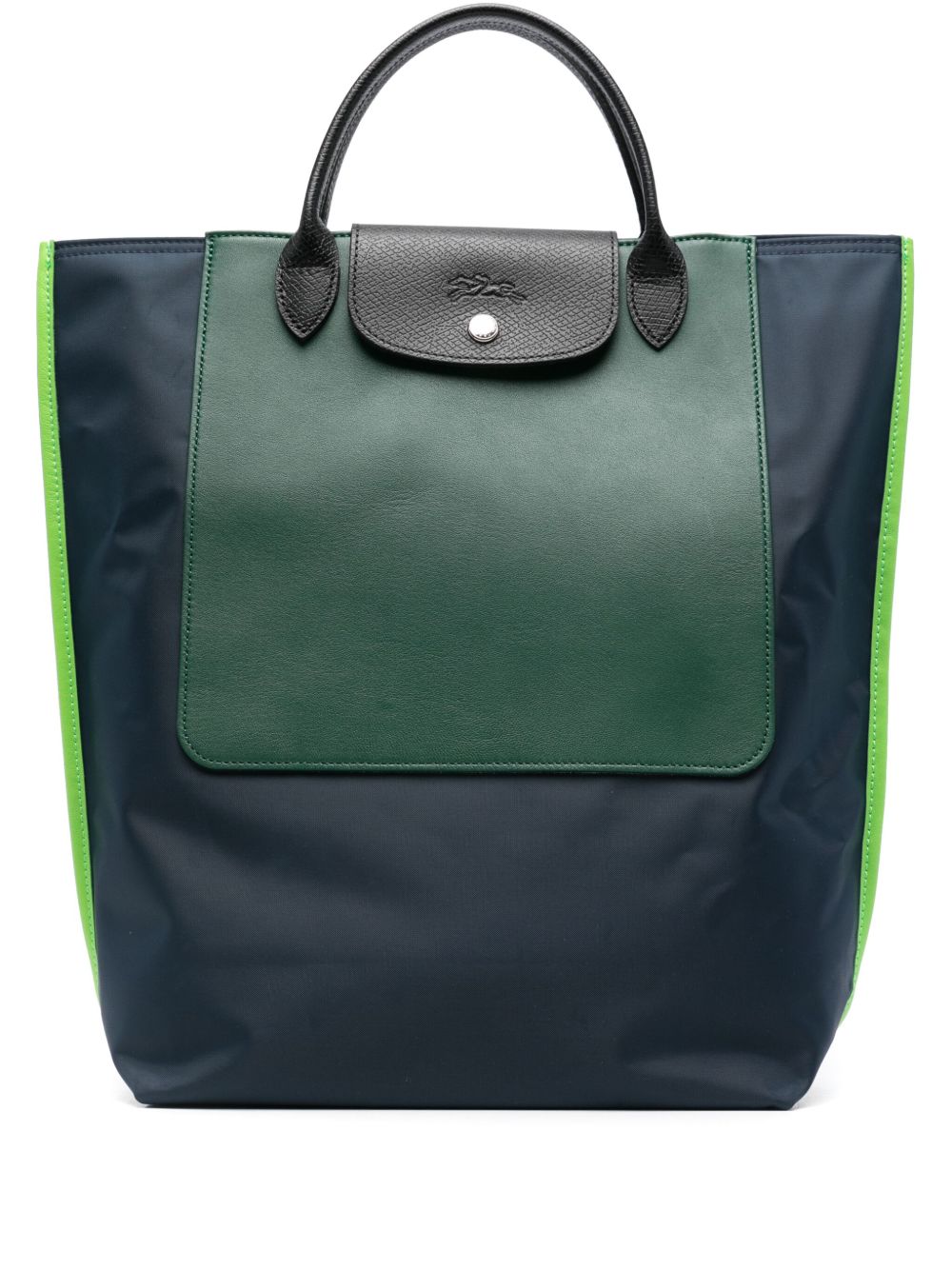 Longchamp Cabas 中号托特包 - 蓝色