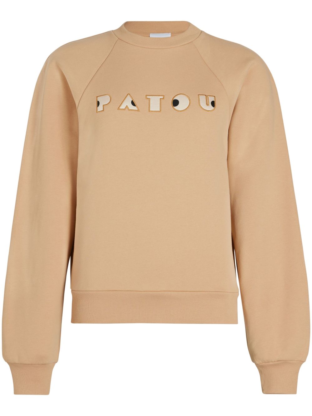 Patou Art Deco 刺绣卫衣 - 中性色