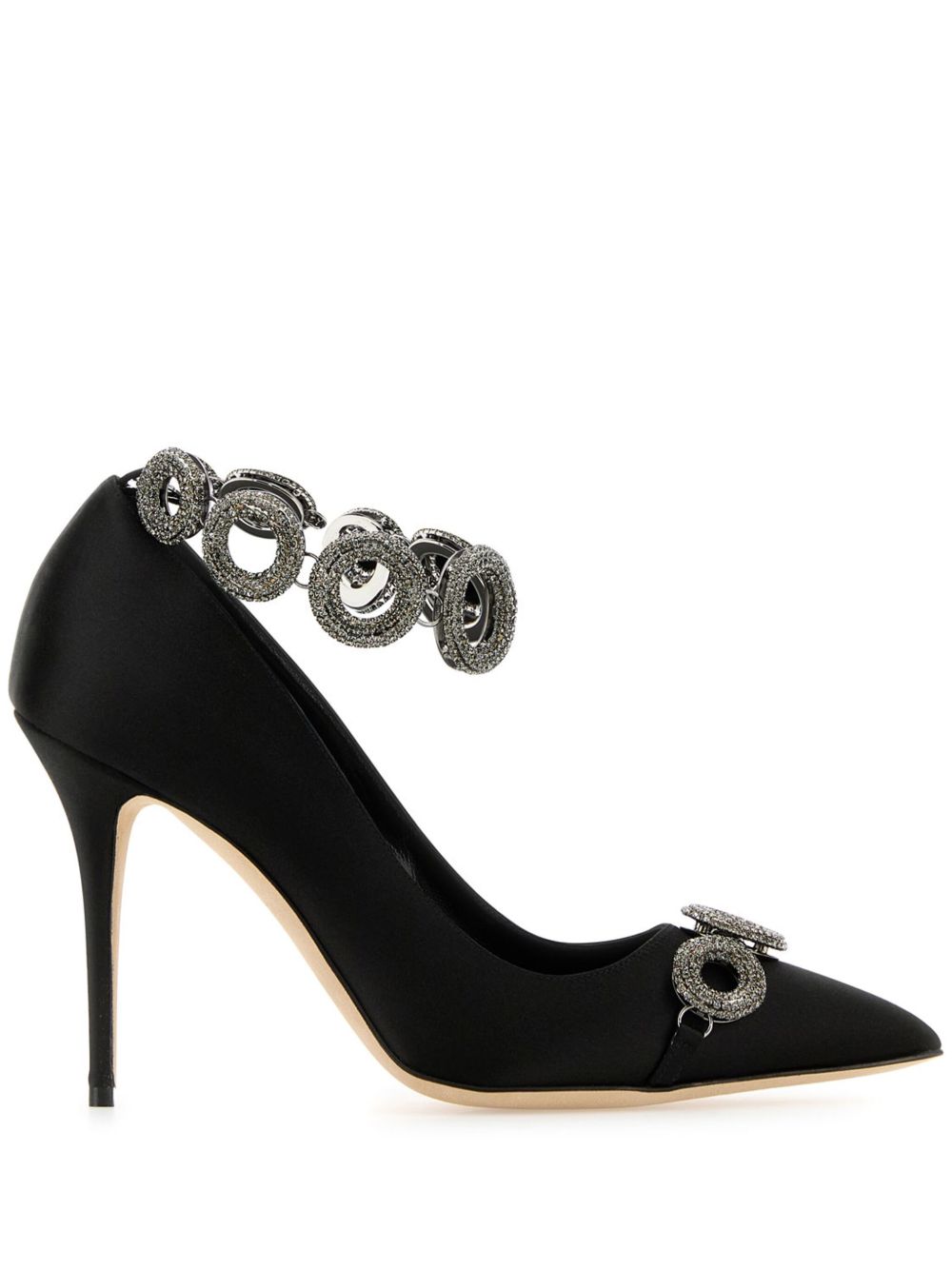 Manolo Blahnik Istera 高跟鞋（10.5厘米） - 黑色
