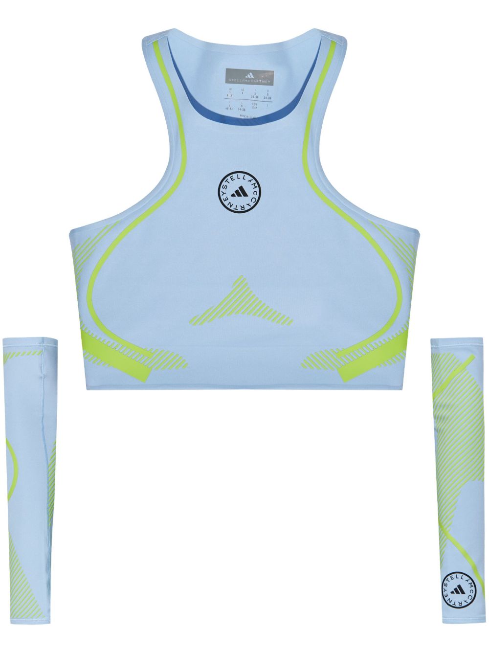 adidas by Stella McCartney TruePeace 运动上衣 - 蓝色