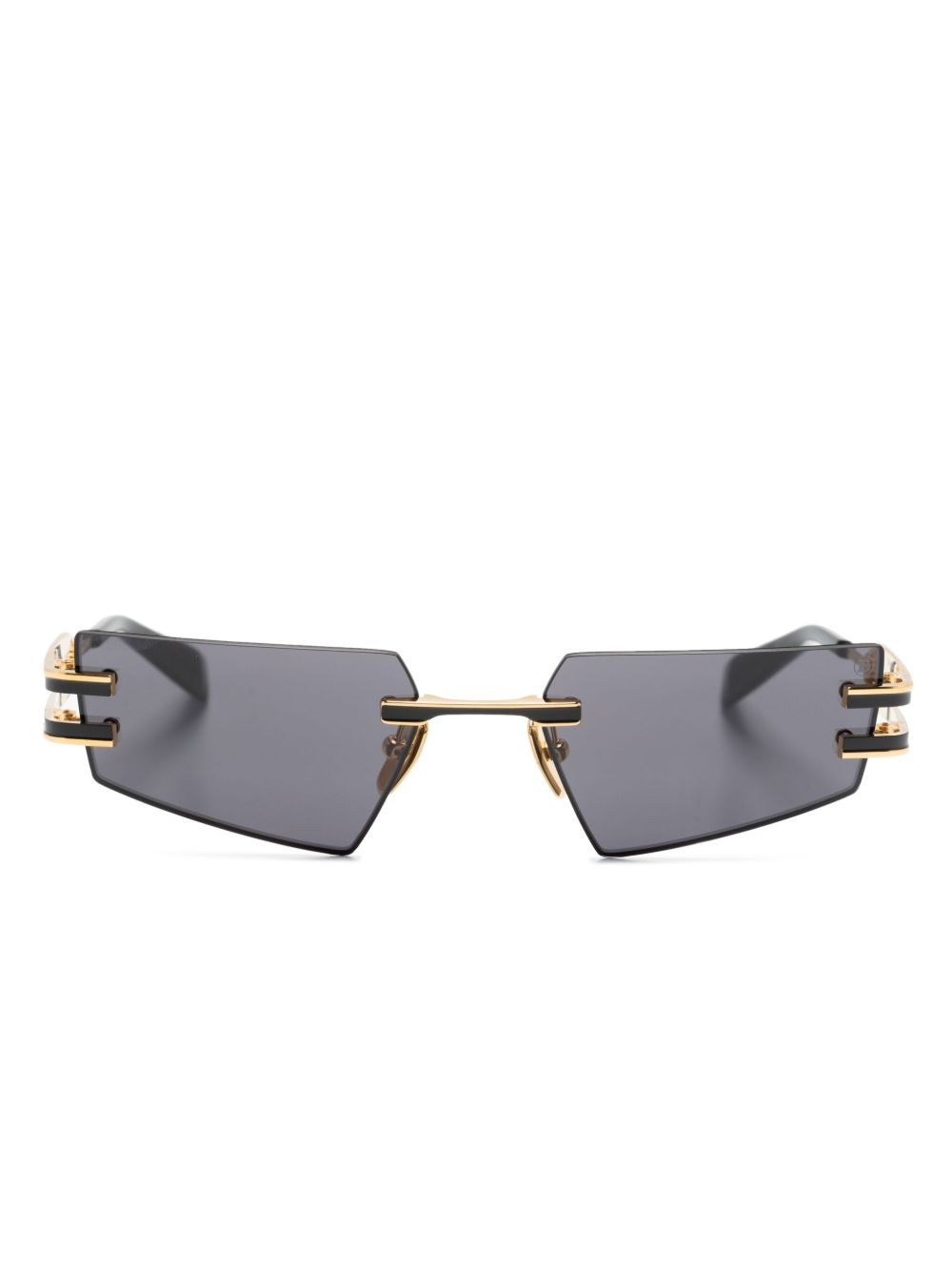 Balmain Eyewear Fixe 无框太阳眼镜 - 金色