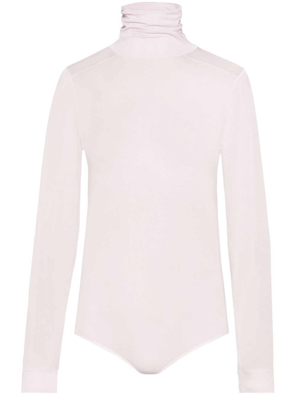 Maison Margiela 四缝线半透明连体紧身衣 - 紫色