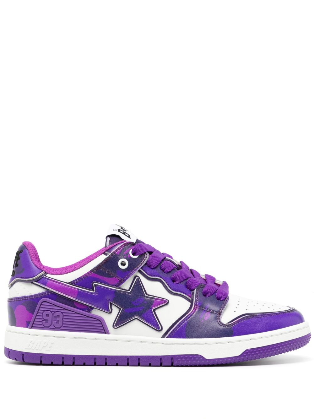 A BATHING APE® Sk8 Sta #1 M2 运动鞋 - 紫色