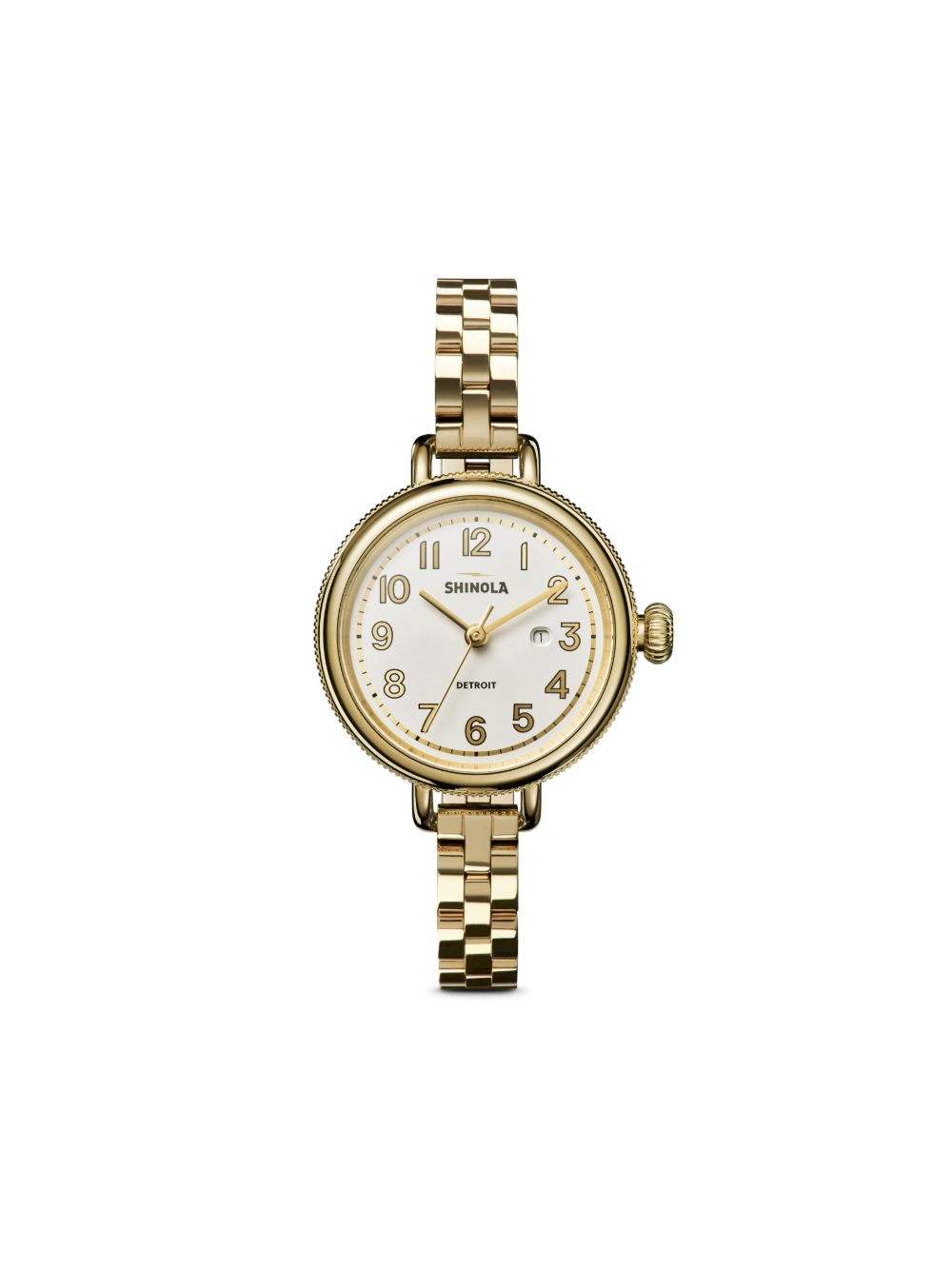 Shinola Birdy 3HD 34毫米腕表 - 白色