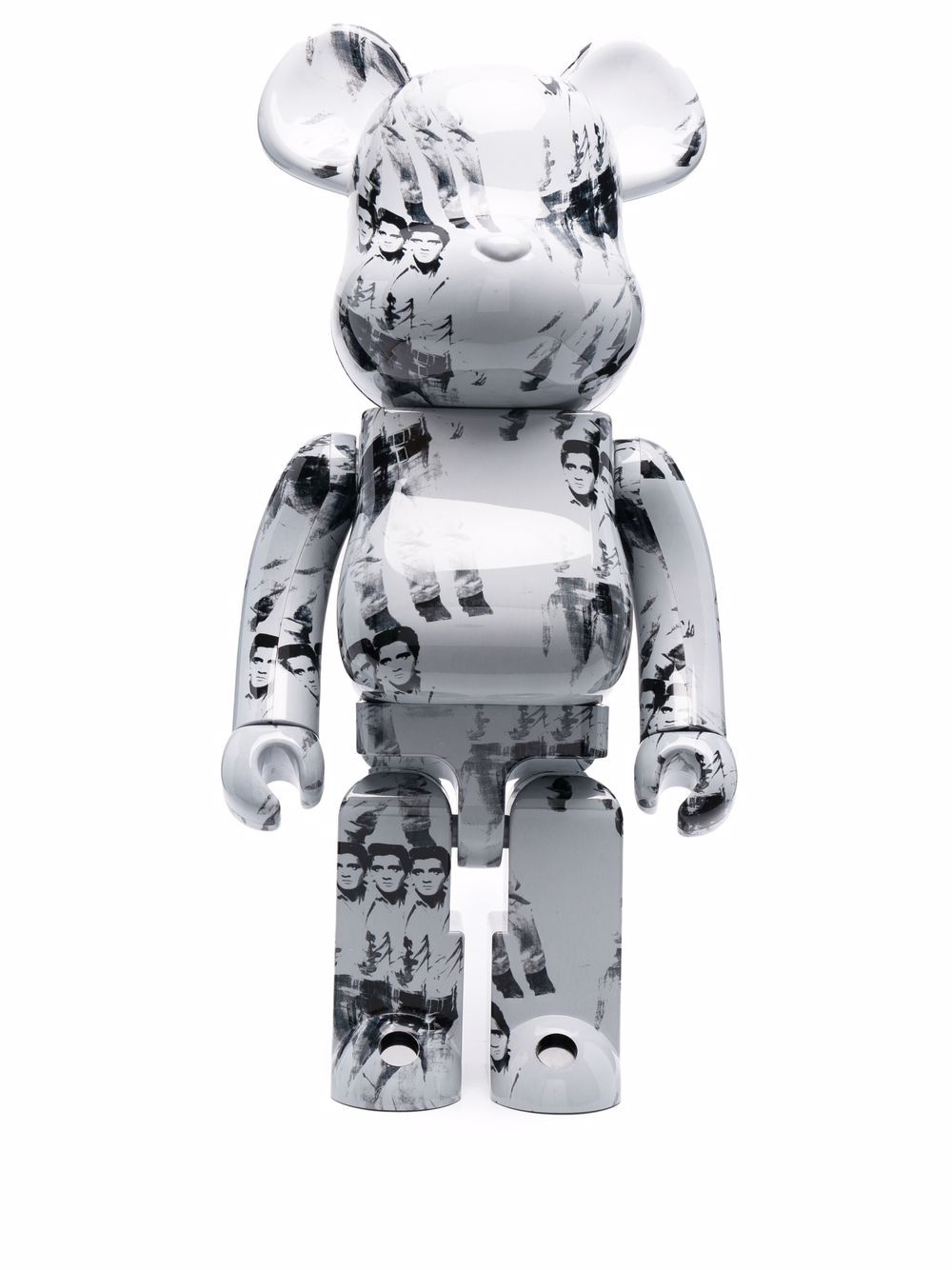 MEDICOM TOY x Andy Warhol Elvis BE@RBRICK 模型玩具 - 灰色
