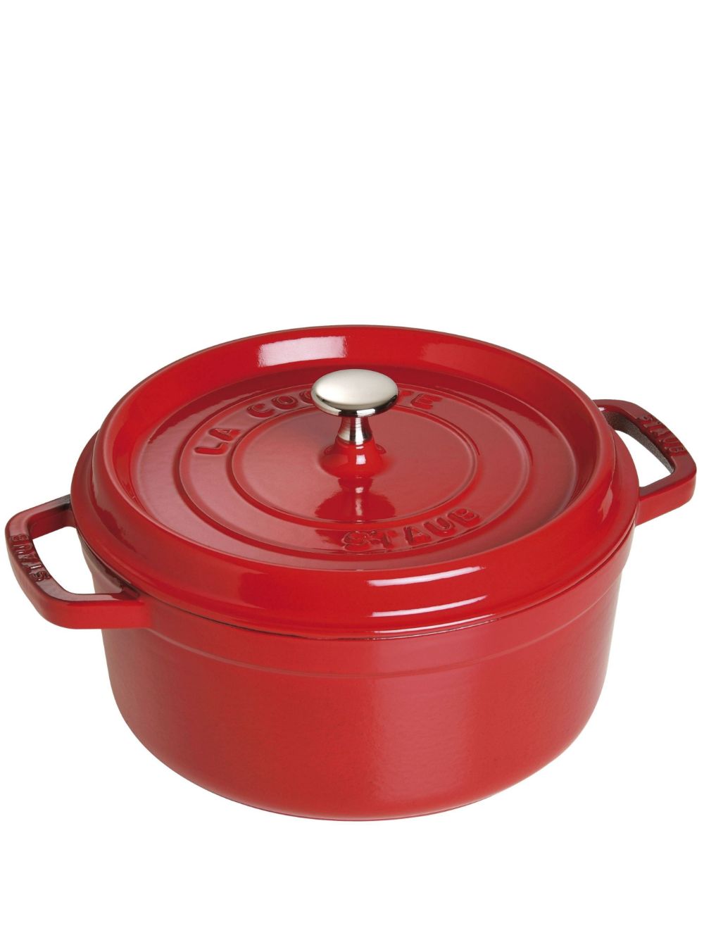 Staub Cocotte 圆形平底鍋 - 红色