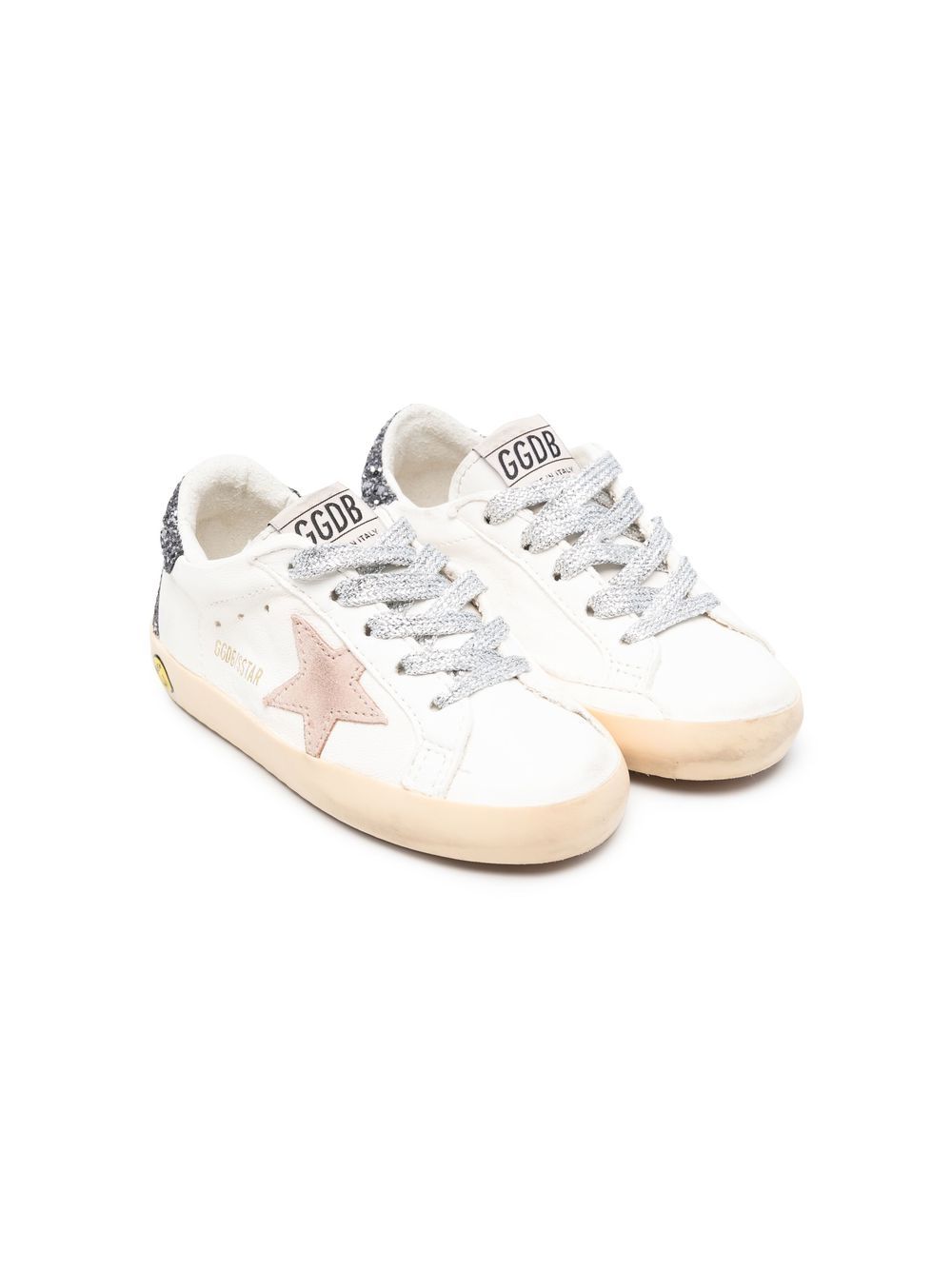Golden Goose Kids Super-Star 低帮运动鞋 - 白色