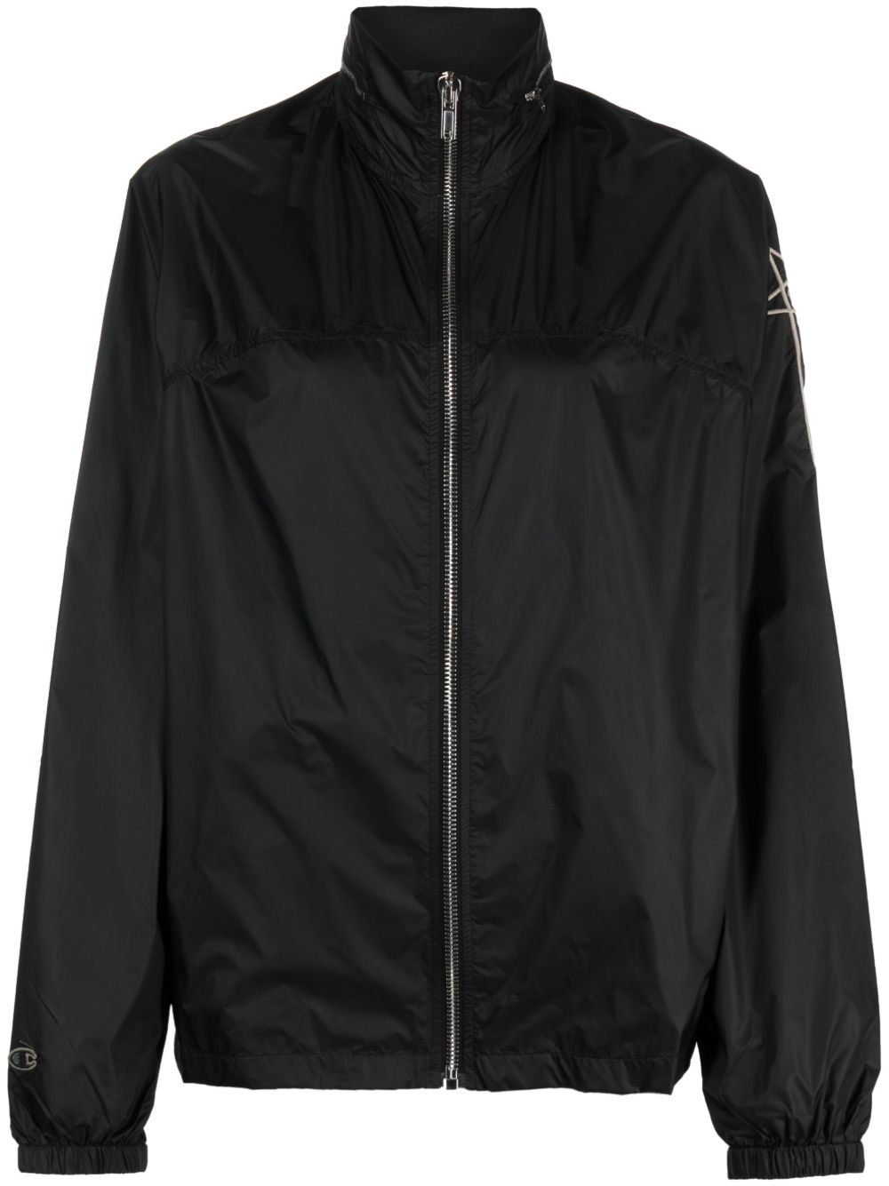 Rick Owens X Champion 隐藏式连帽轻薄夹克 - 黑色