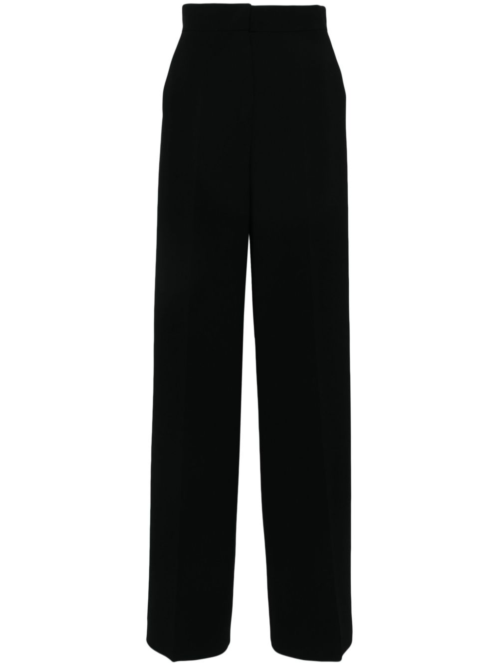 Max Mara Ercole 绉纱阔腿裤 - 黑色