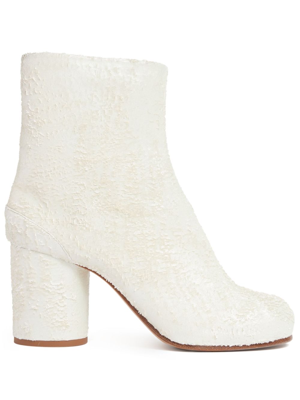Maison Margiela Tabi 高跟及踝靴（8厘米） - 白色