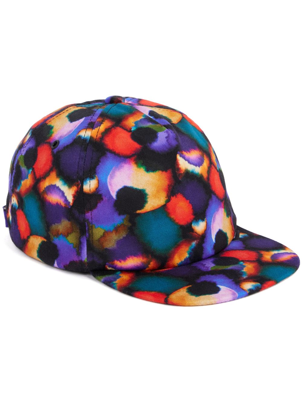 Paul Smith 图案印花棒棉球帽 - 紫色