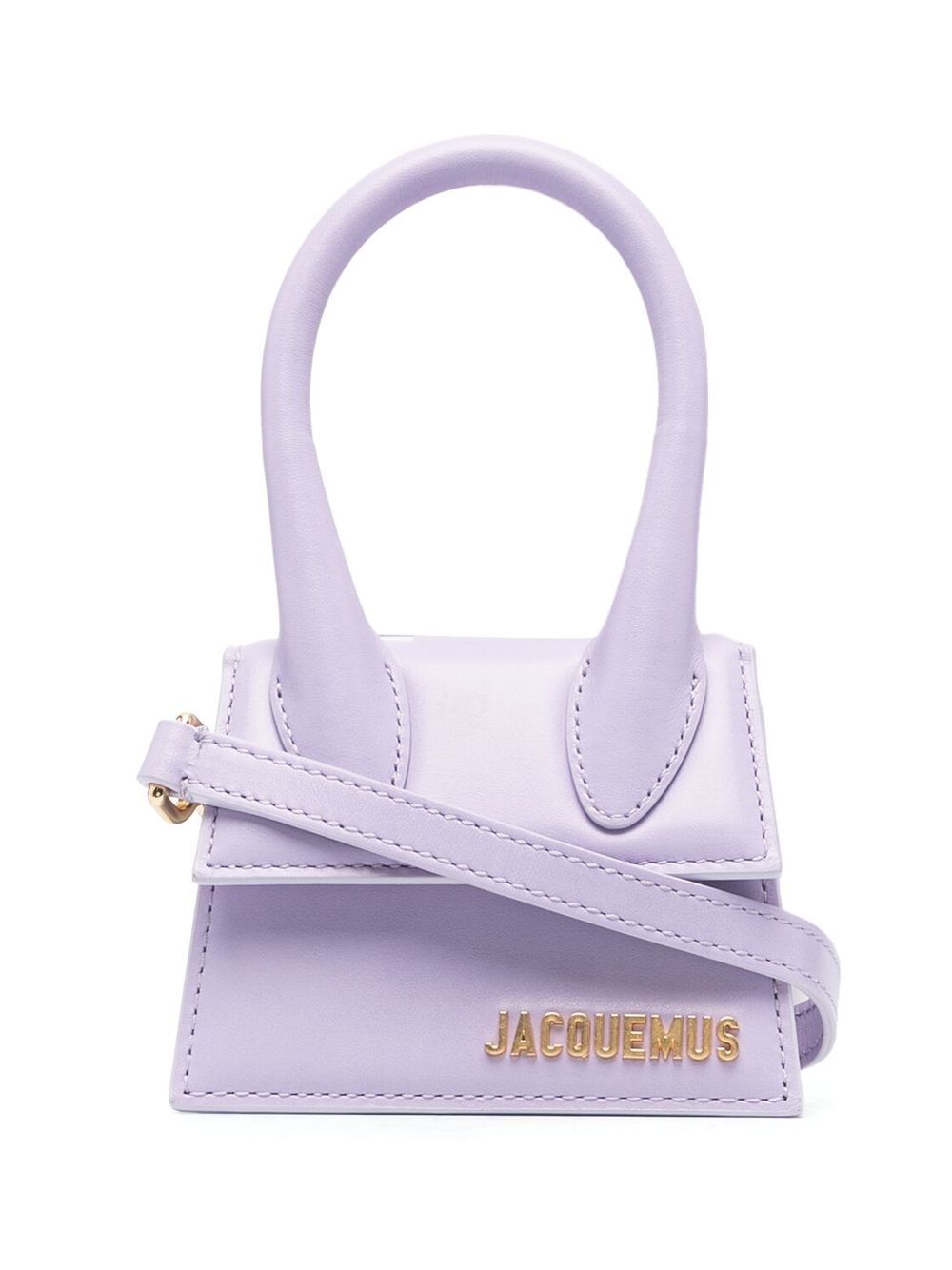 Jacquemus Le Chiquito 皮质手提包 - 紫色