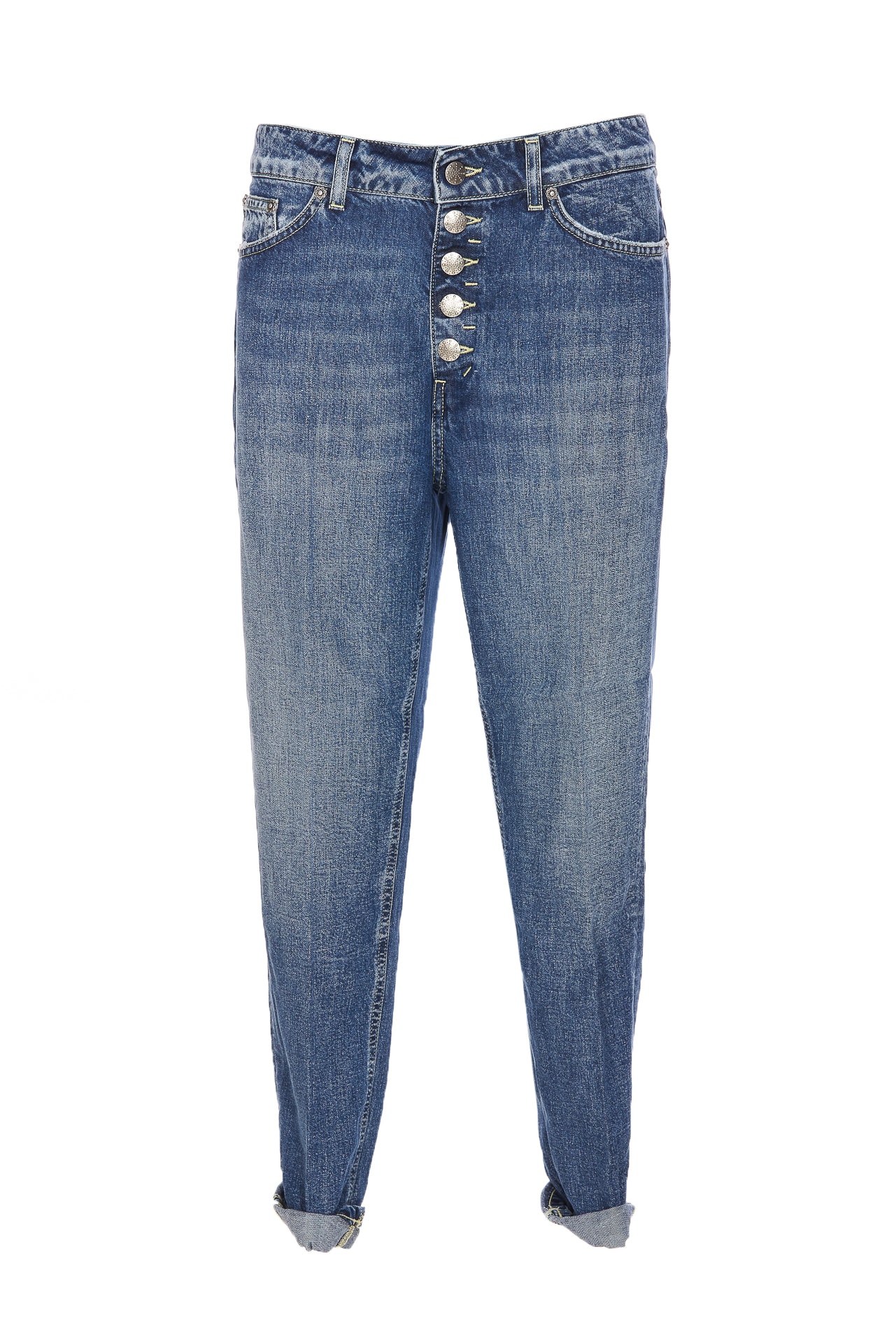 Dondup Blue Hogh-waisted Jeans