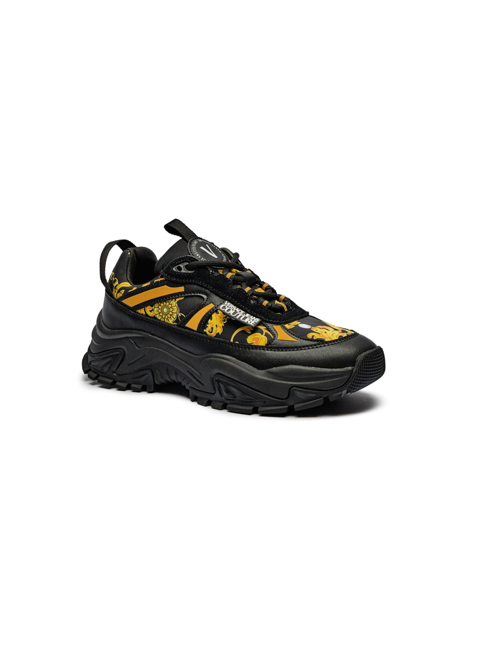 Versace Jeans Couture 黑金色休闲鞋