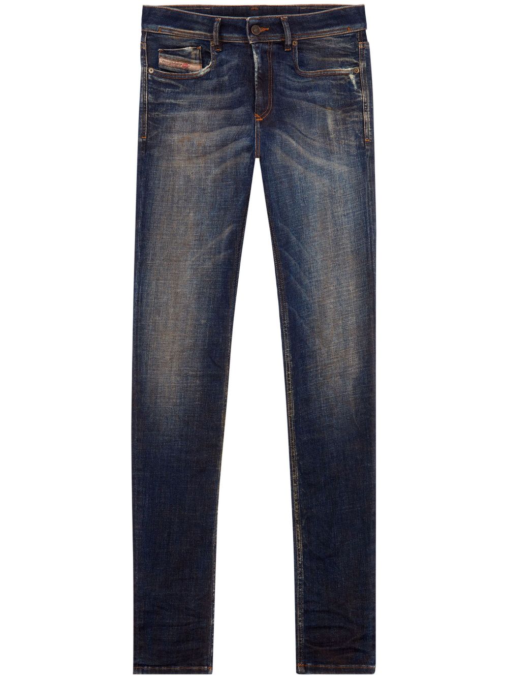 Diesel 1979 Sleenker 低腰牛仔裤 - 蓝色