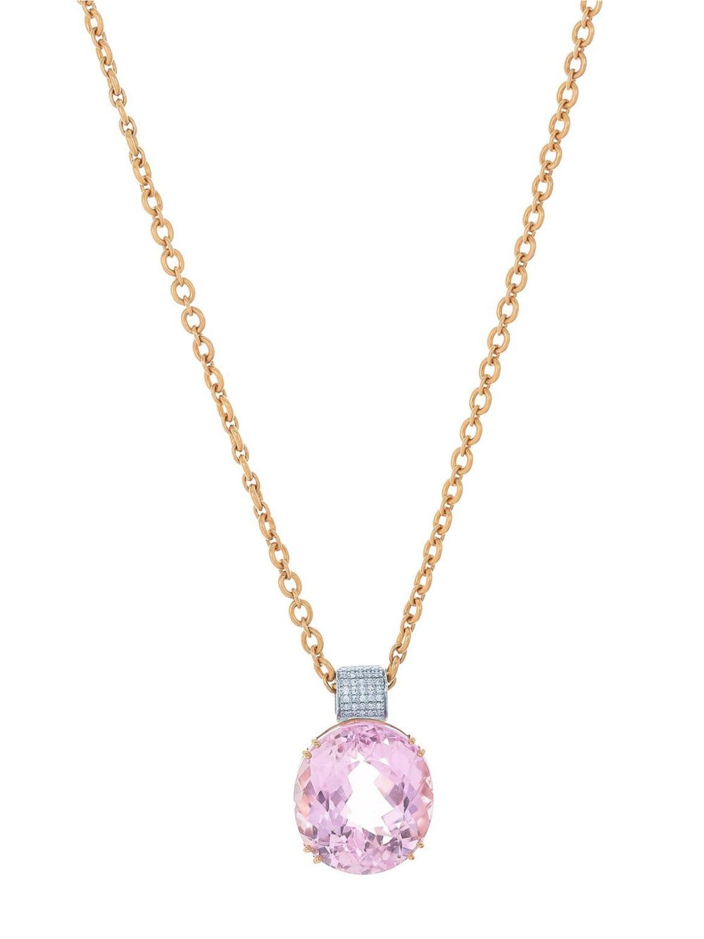 Irene Neuwirth 18K玫瑰金 Gemmy Gem 项链 - 粉色