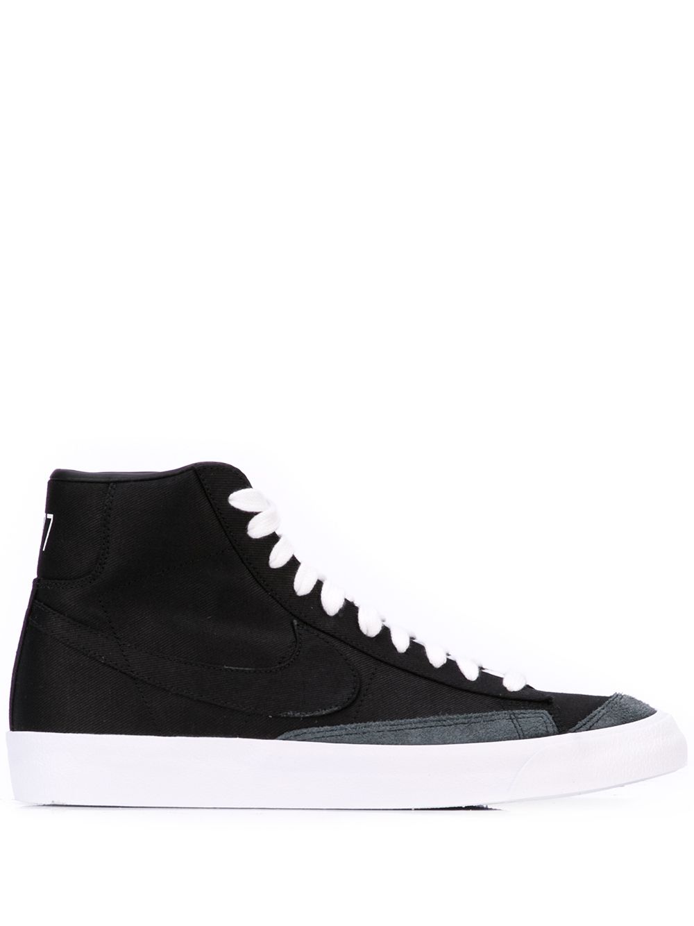 Nike MID 77经典高帮板鞋 - 黑色