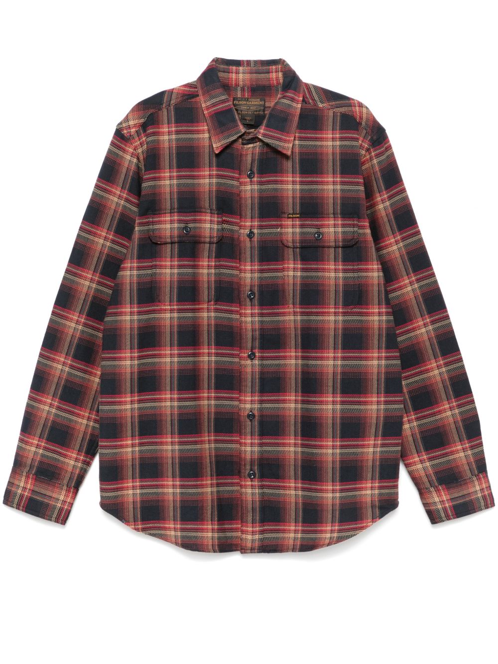 Filson 法兰绒工装衬衫 - 黑色