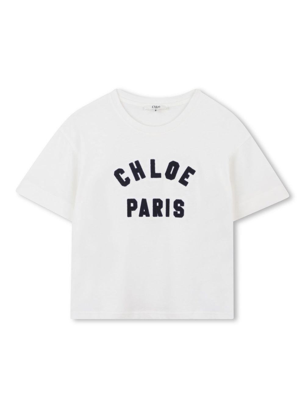 Chloé Kids 短袖T恤 - 白色