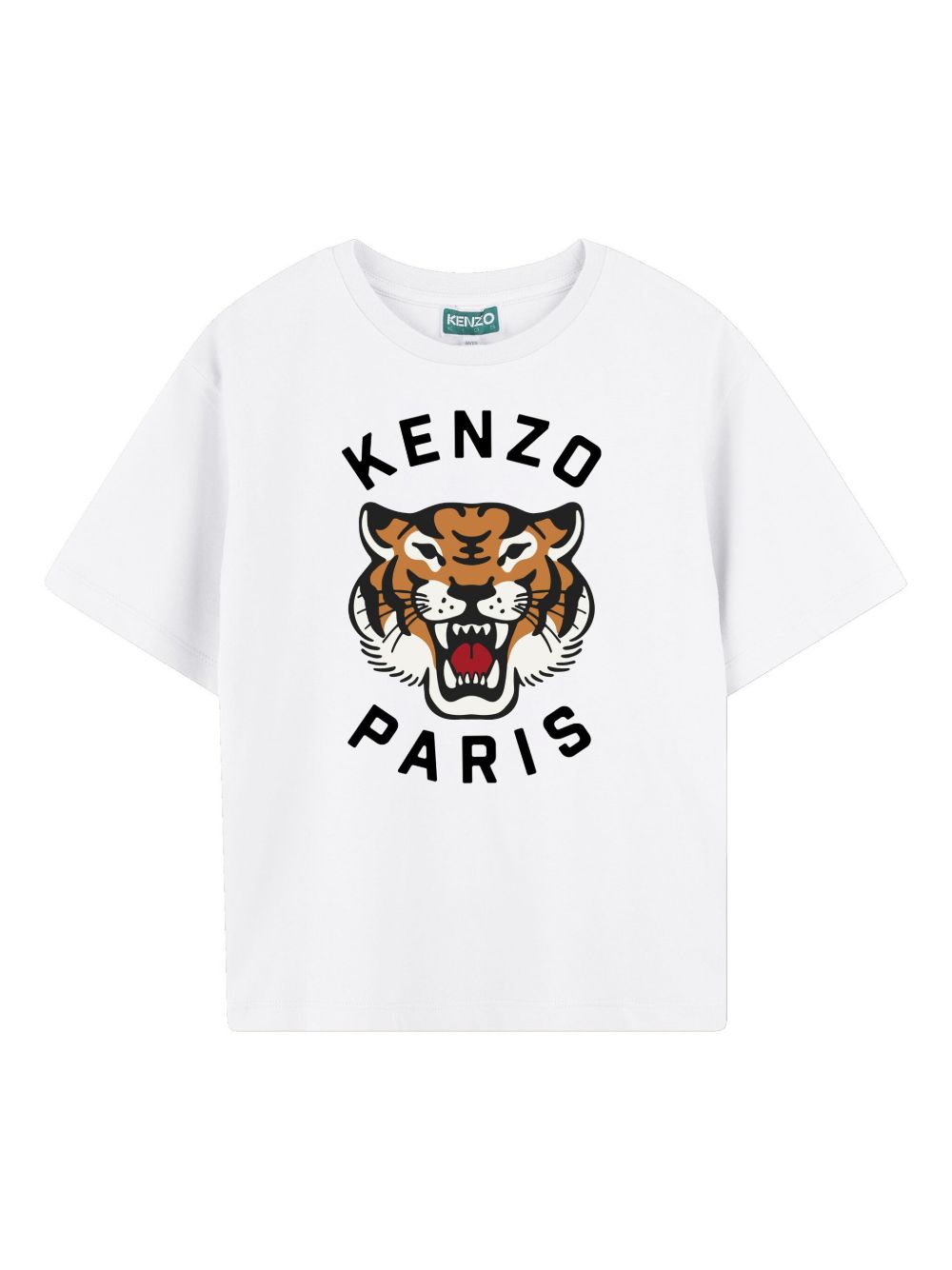 Kenzo Kids Lucky Tiger T恤 - 白色