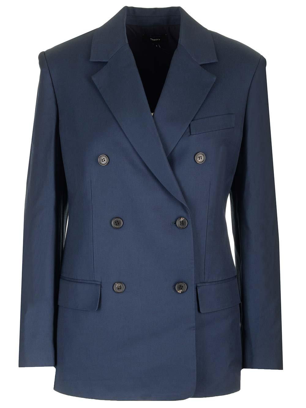 Theory Double-breasted Blazer