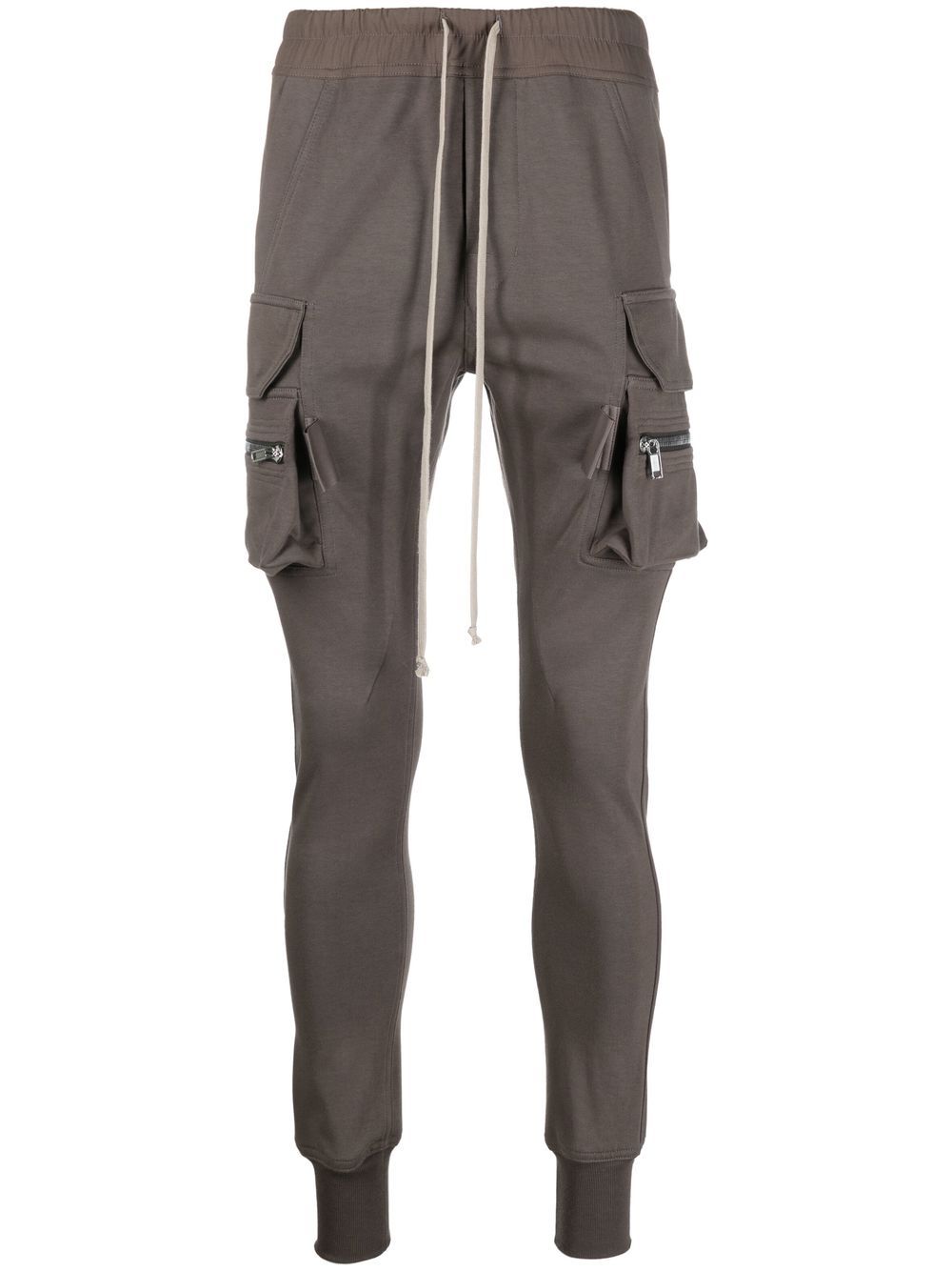Rick Owens 抽绳裤腰锥形裤 - 褐色