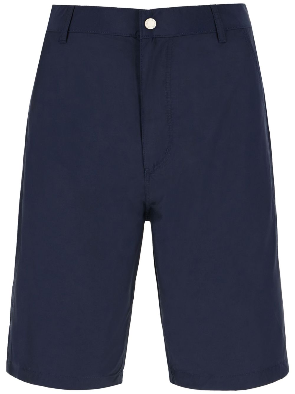 Maison Kitsuné logo贴花百慕大短裤 - 蓝色