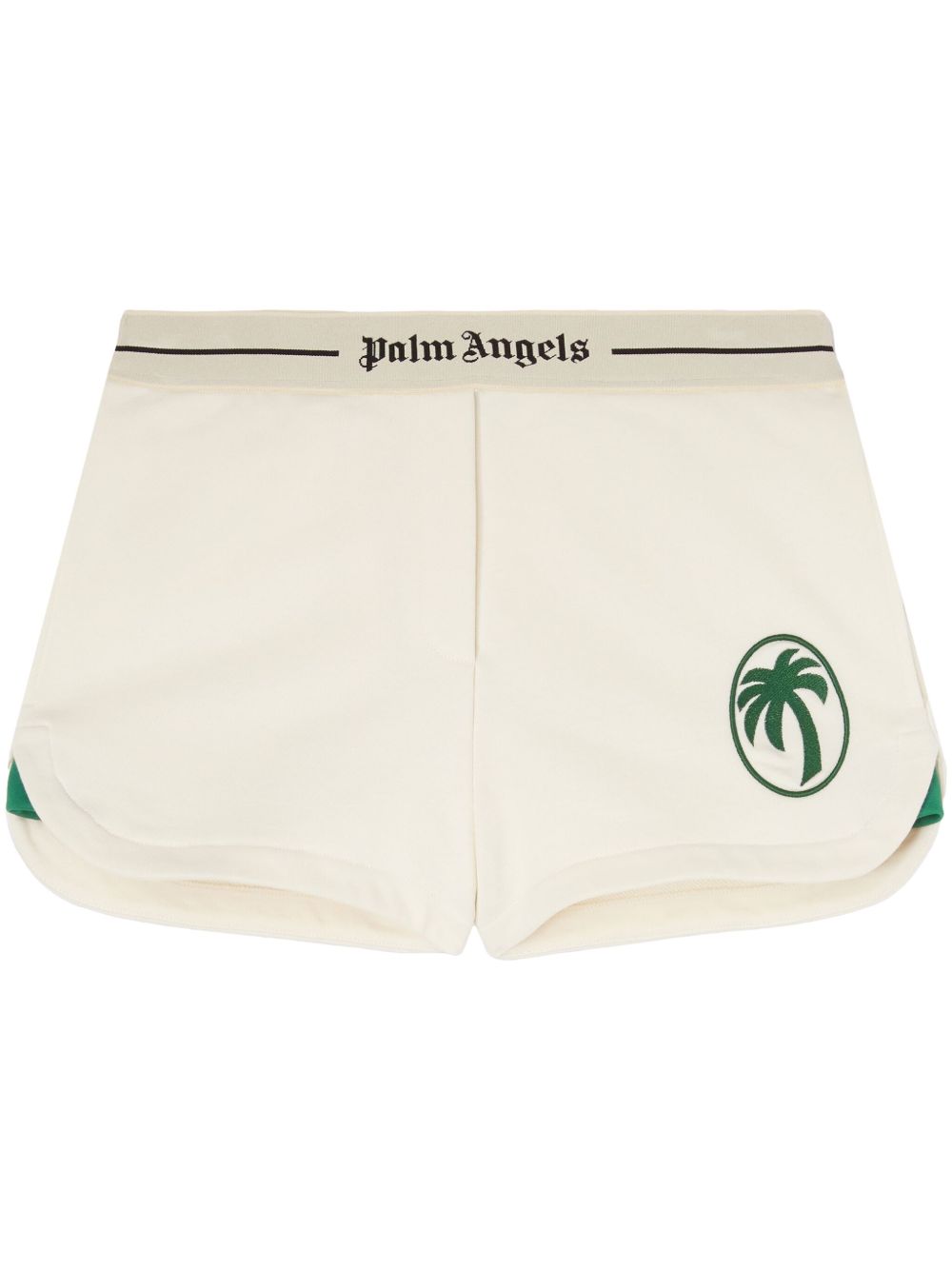 Palm Angels Oval Palm 短裤 - 白色
