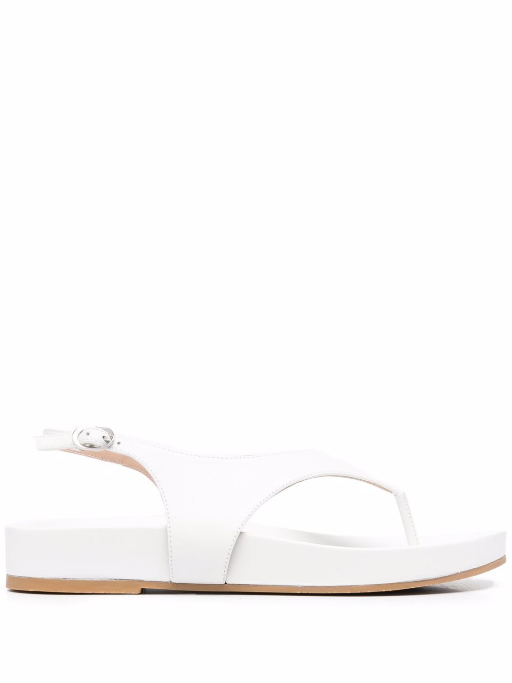 Stuart Weitzman Summer Thong 露趾凉鞋 - 白色