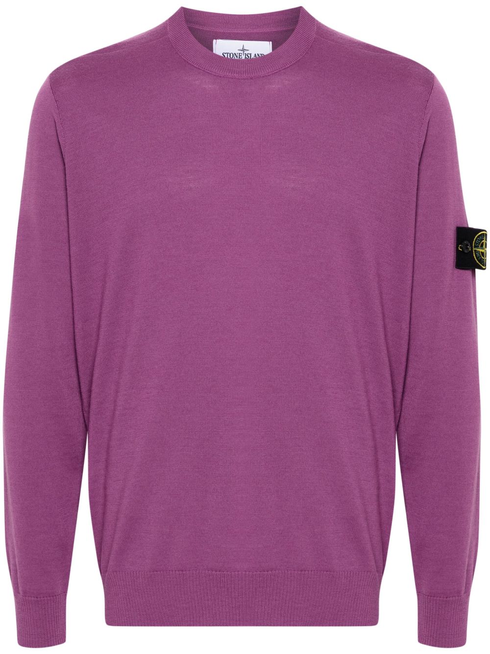 Stone Island 罗盘徽章毛衣 - 紫色