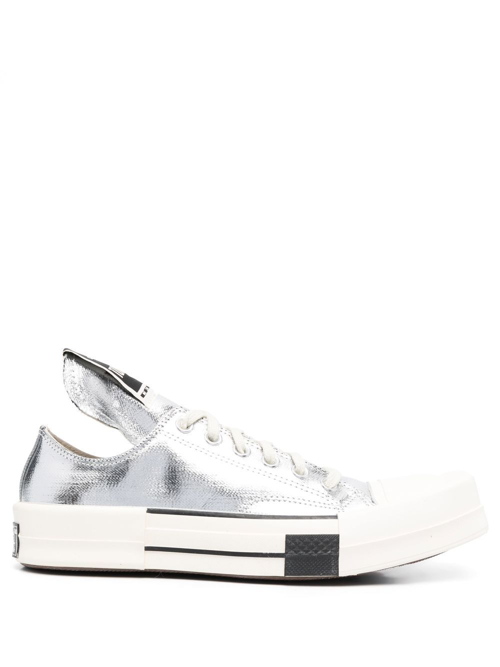 Converse x Rick Owens DRKSHDW TURBODRK Chuck 70 运动鞋 - 银色