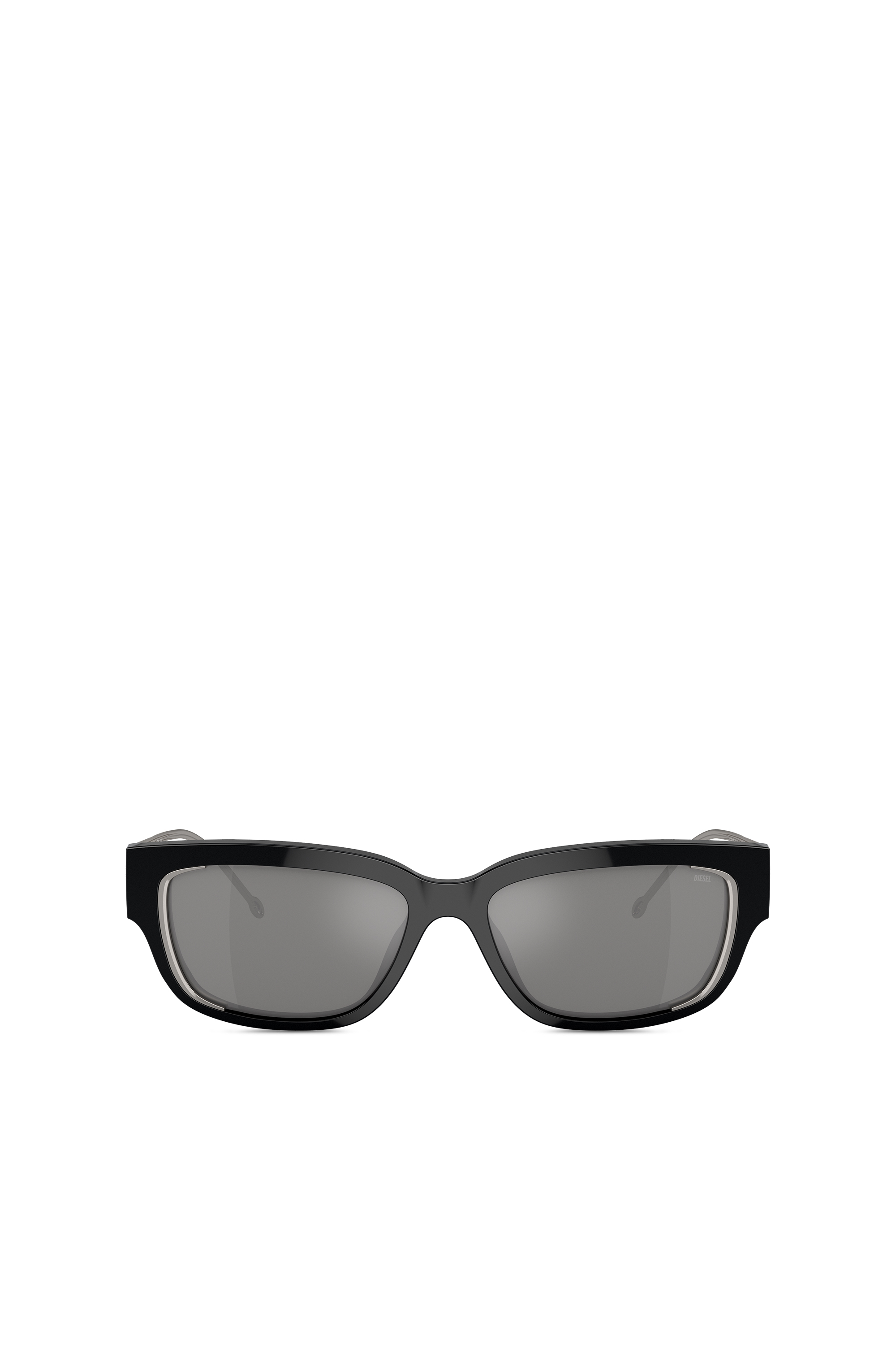 Diesel - Rectangle sunglasses - Sunglasses - Unisex - Black