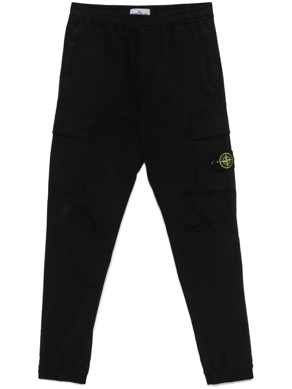 Stone Island 罗盘徽章工装裤 - 黑色