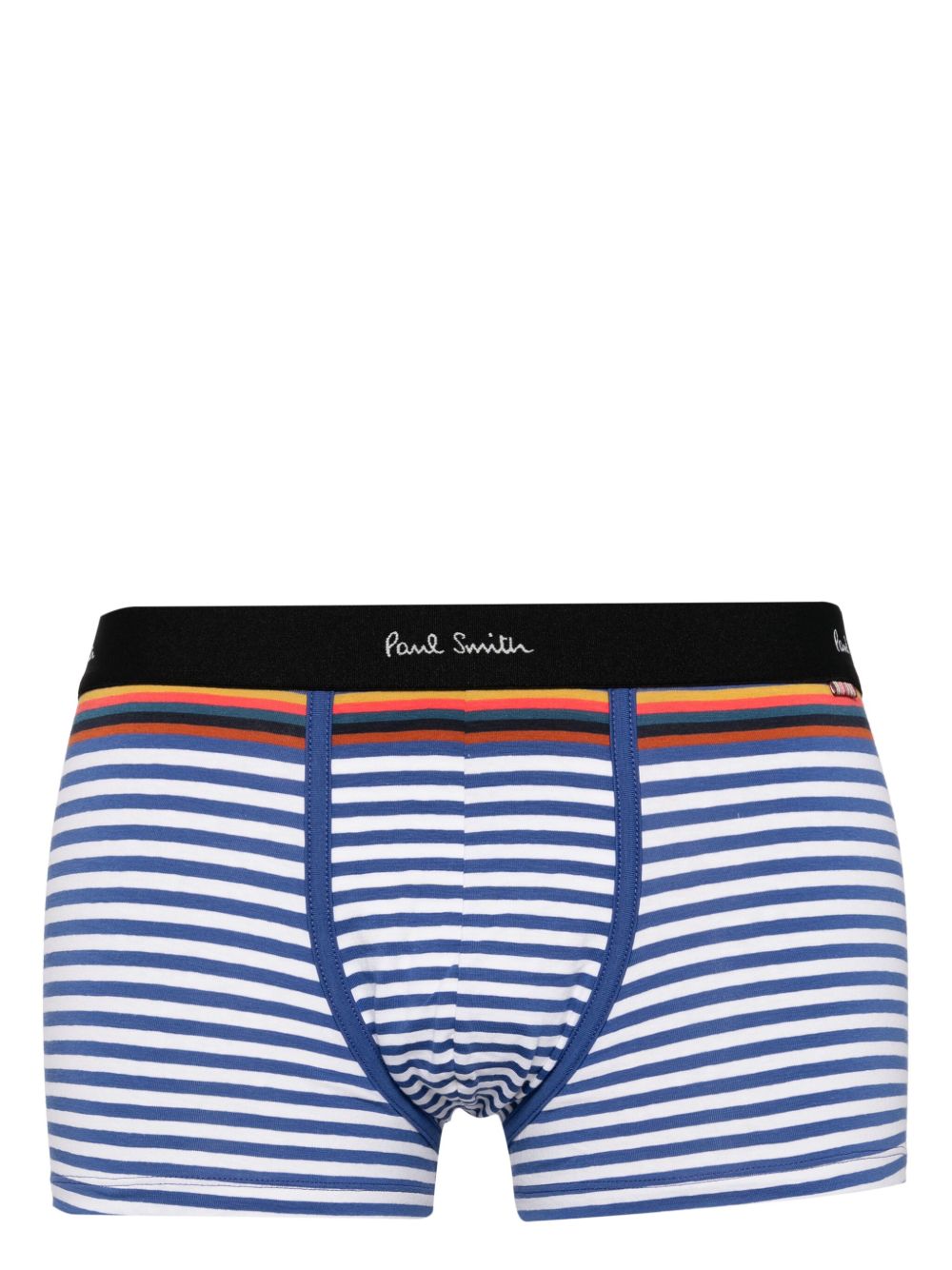 Paul Smith 条纹四角裤 - 蓝色