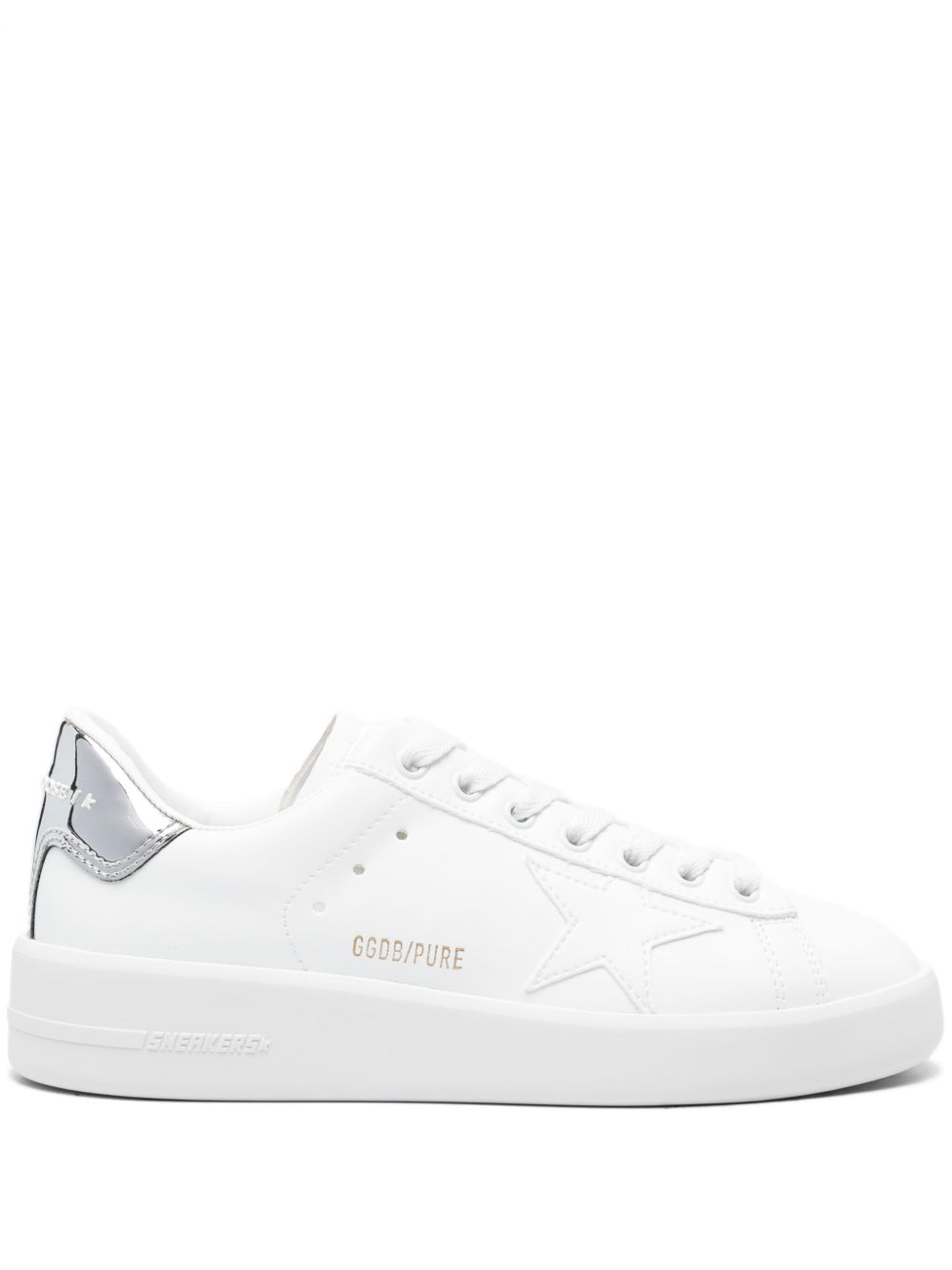 Golden Goose Purestar 人造皮质运动鞋 - 白色