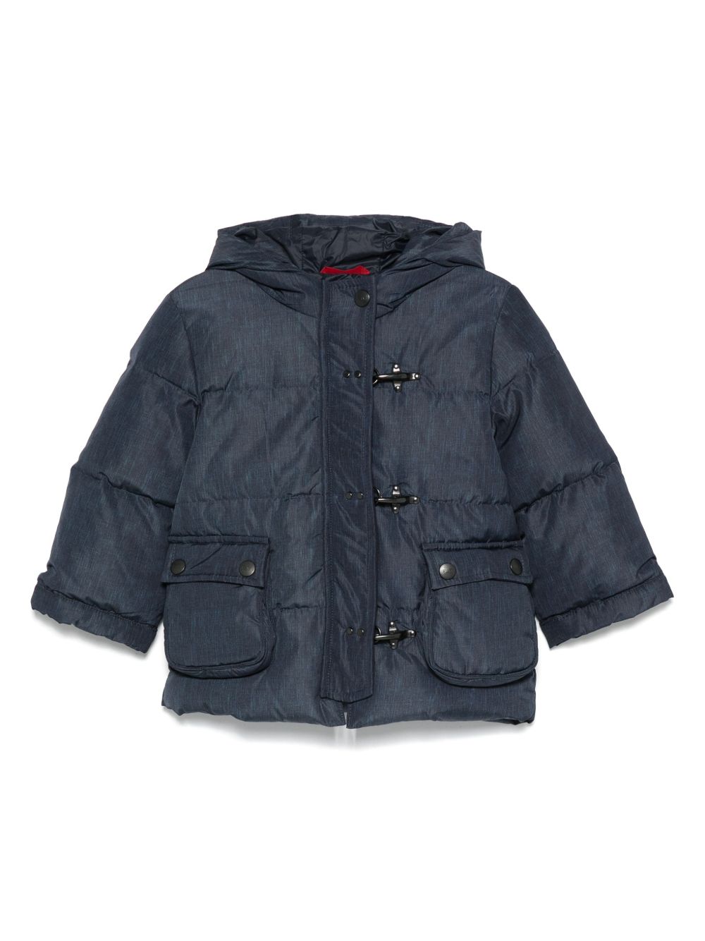 Fay Kids 3 Ganci 蓬松夹克 - 蓝色