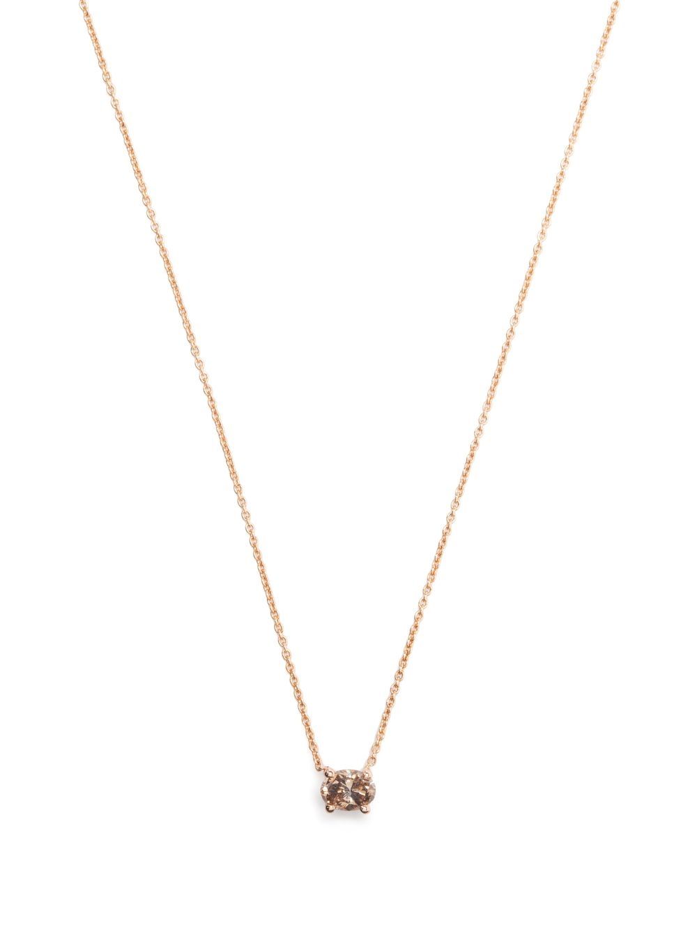 Wouters & Hendrix Gold 18K玫瑰金钻石项链 - 金色